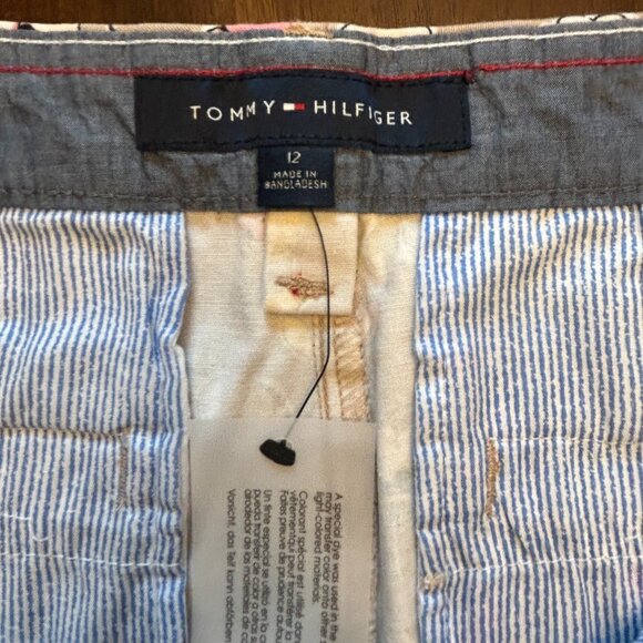 NWT Tommy Hillfiger Women's Hollywood Printed Mid-Rise Shorts Size 12 - Picture 8 of 15